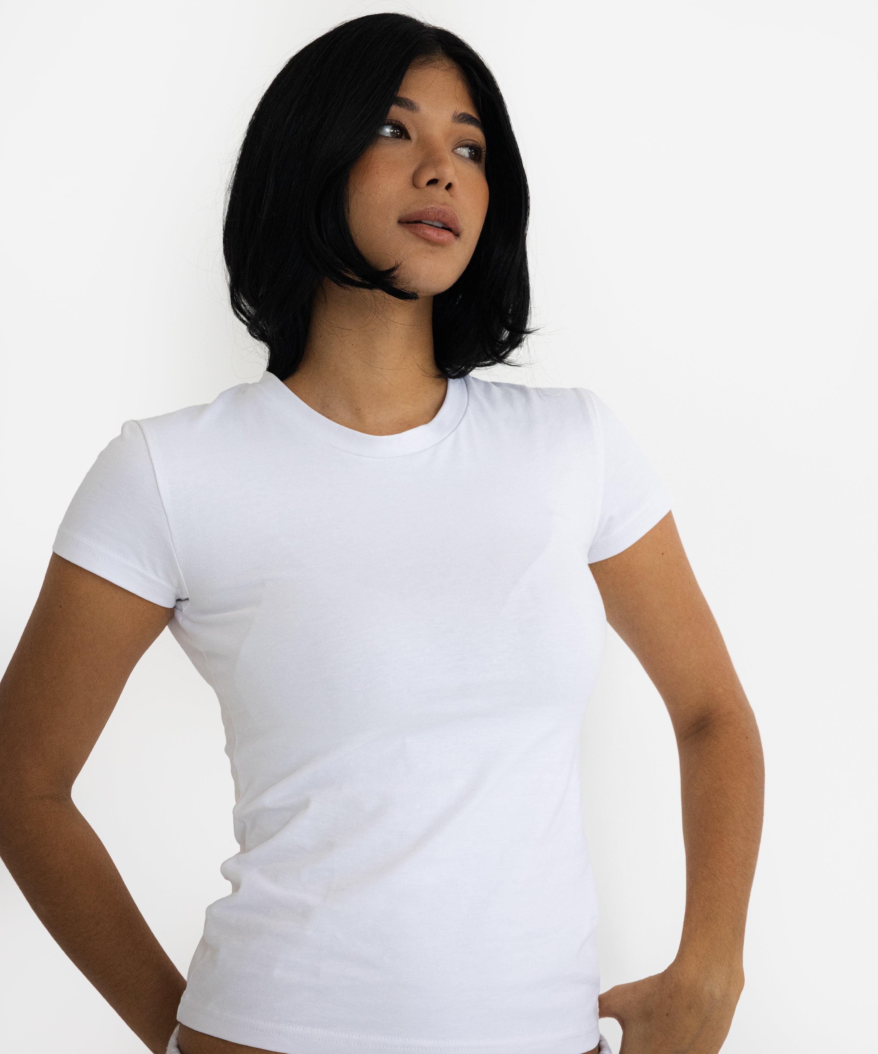 Essentials Fitted Short Sleeve T-Shirt - cescie