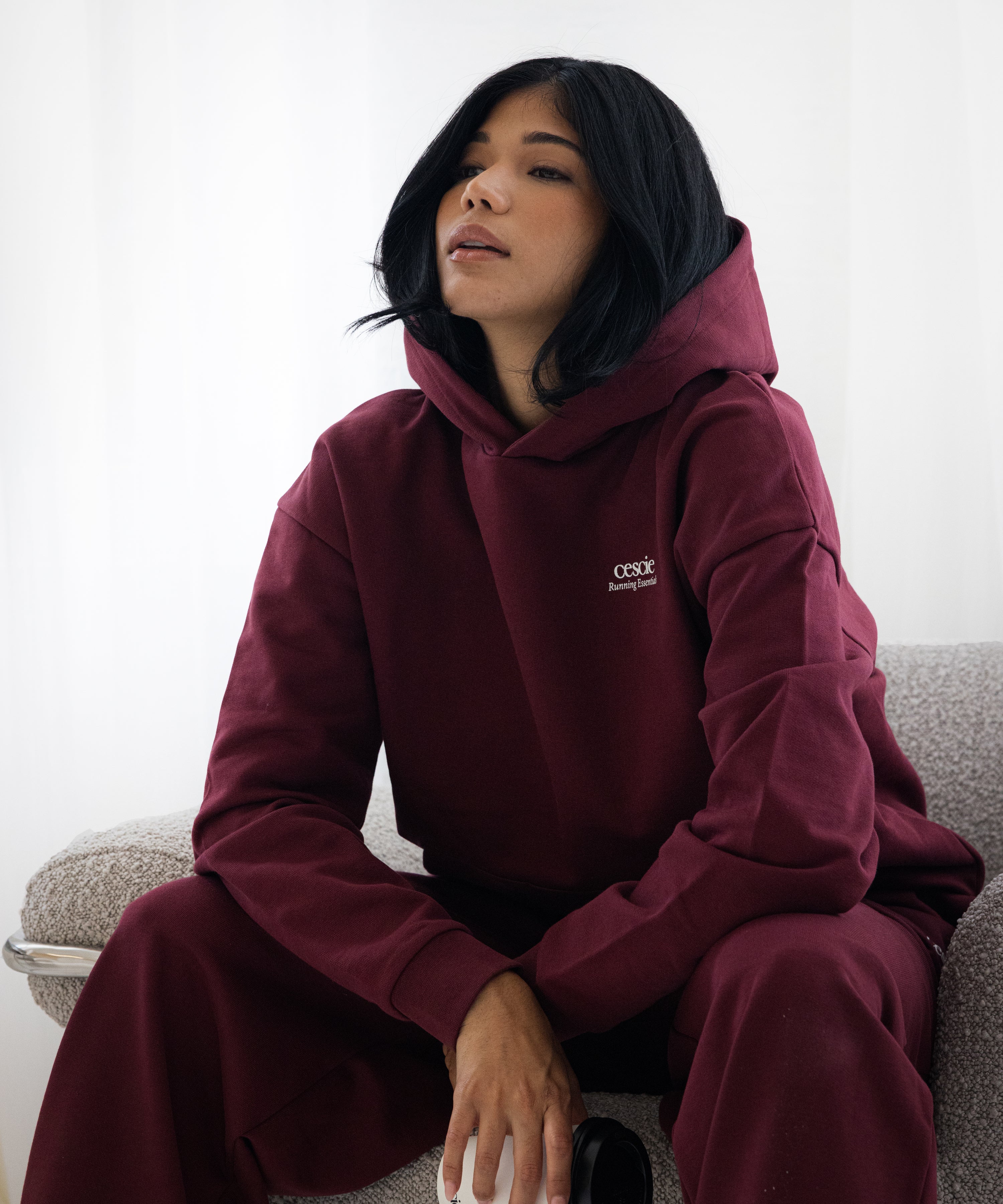 Running Essentials Oversized Hoodie - cescie