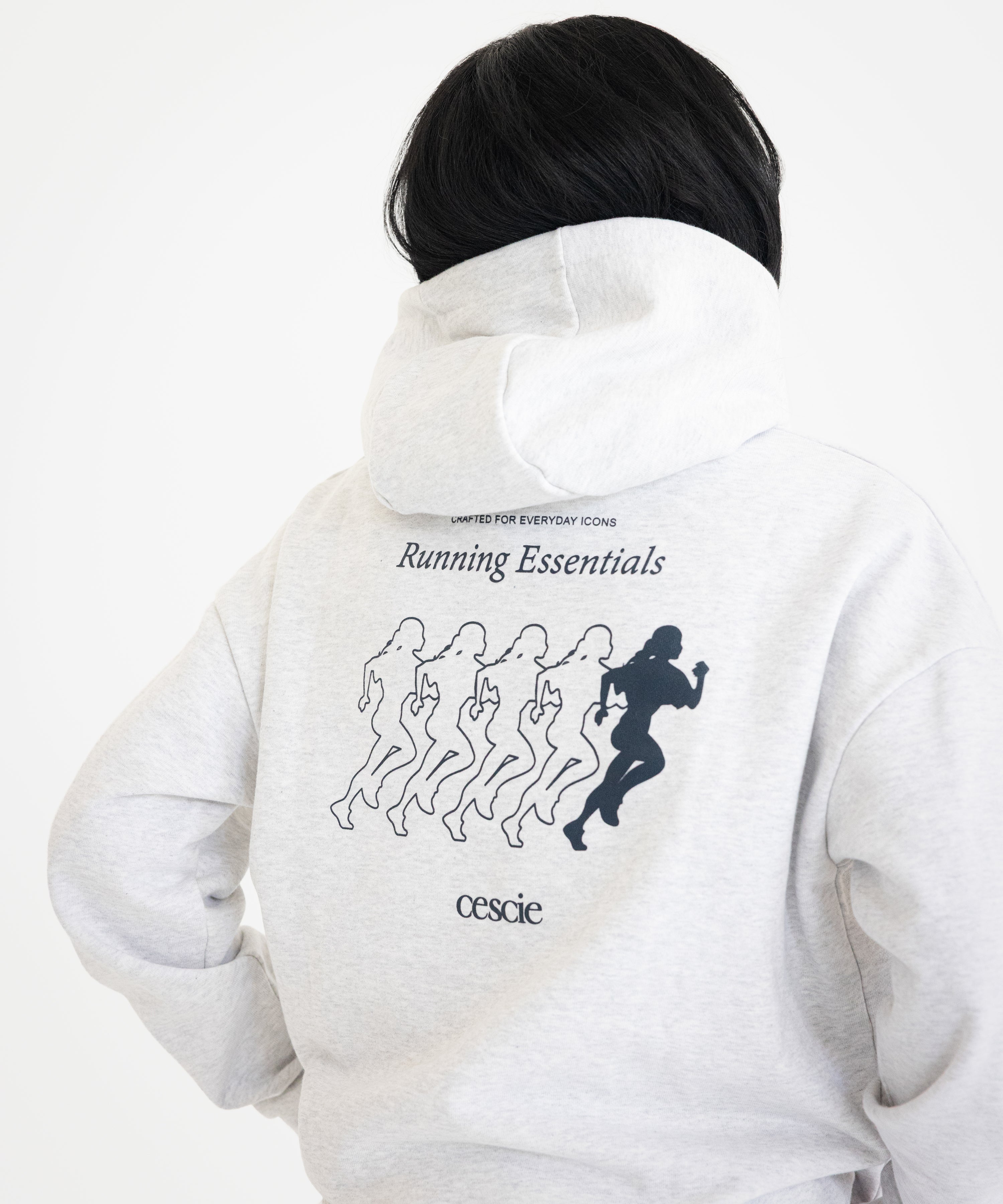 Running Essentials Oversized Hoodie - cescie