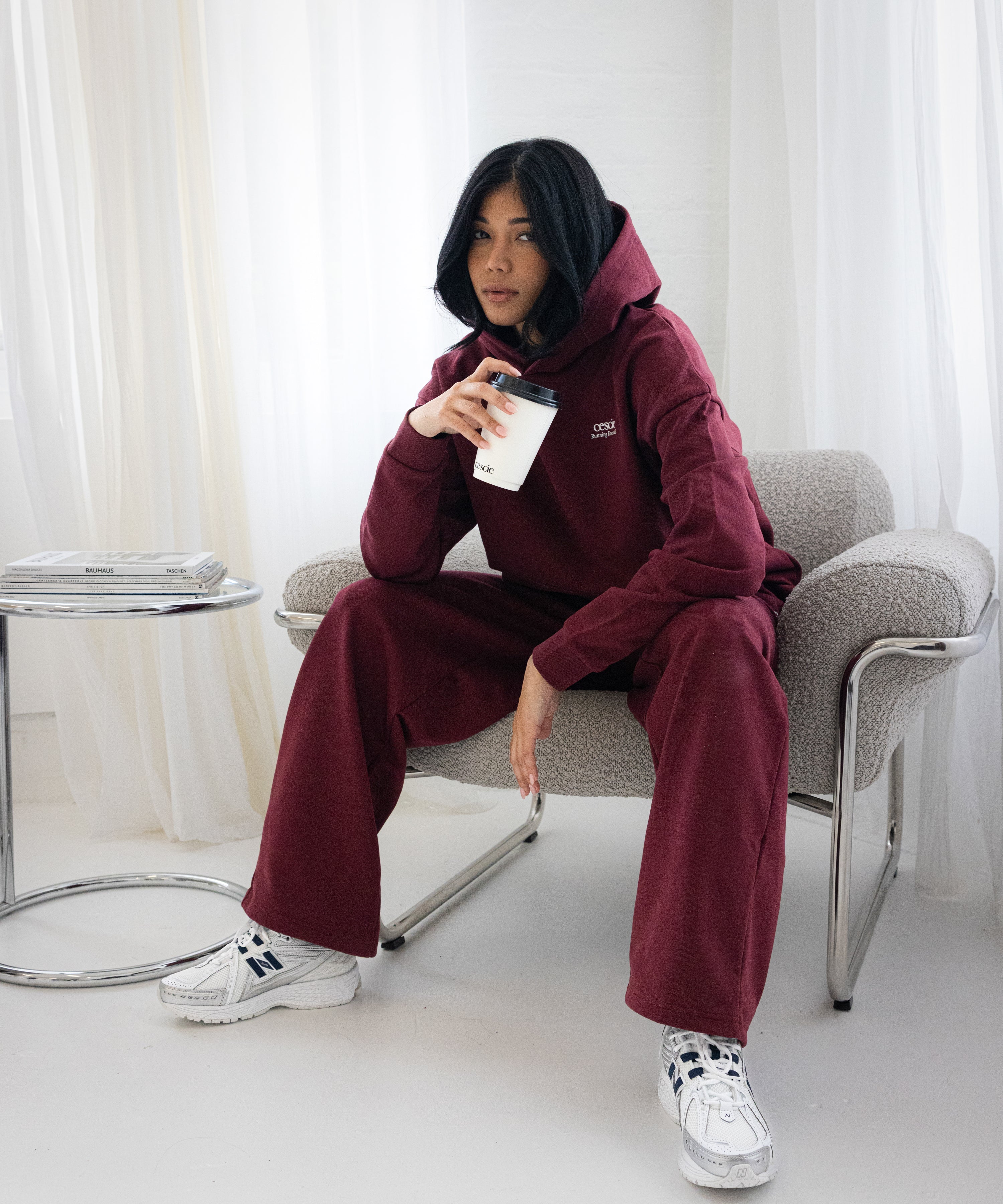 Running Essentials Wide Leg Jogger - cescie