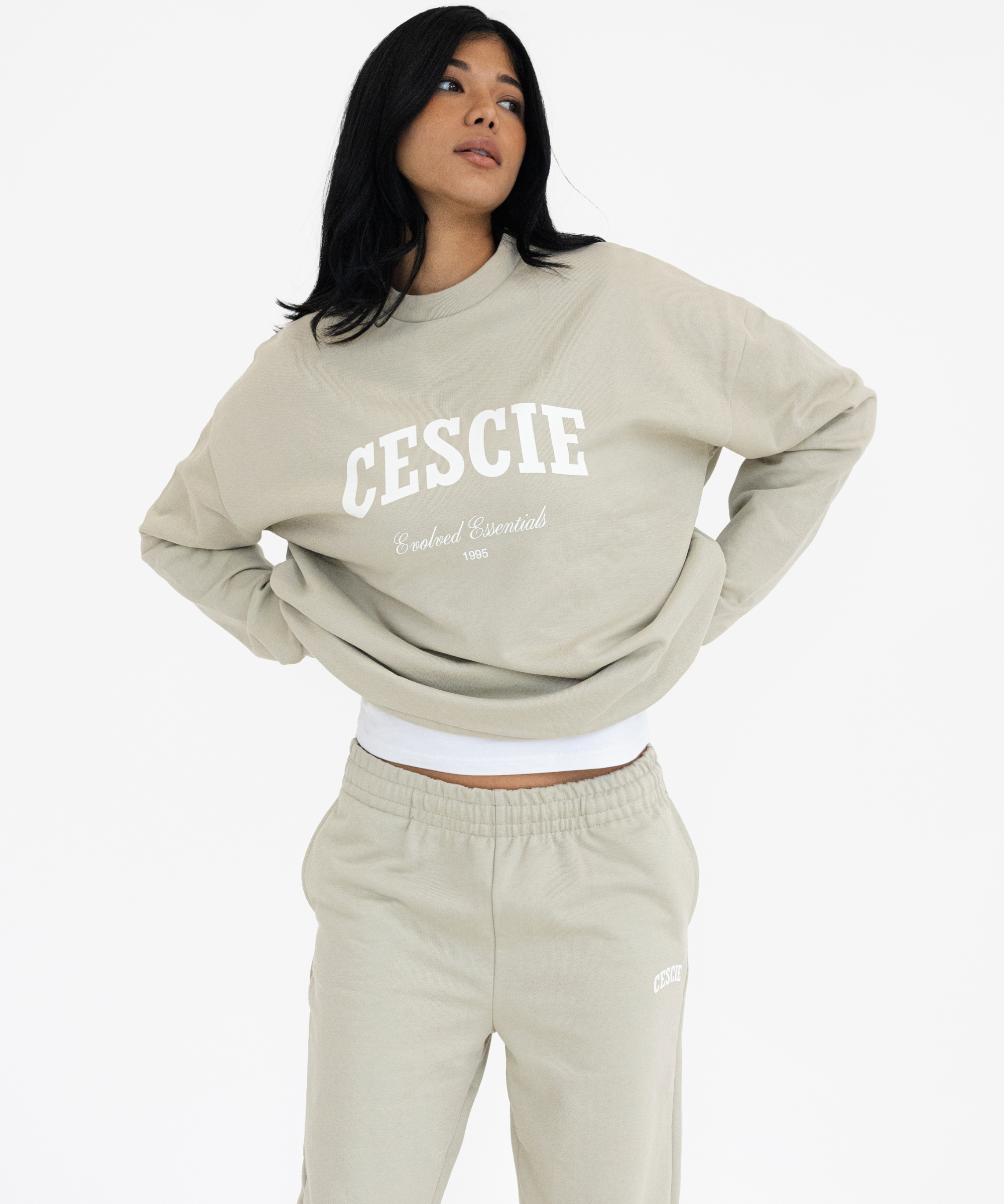 Varsity Oversized Swearshirt - cescie