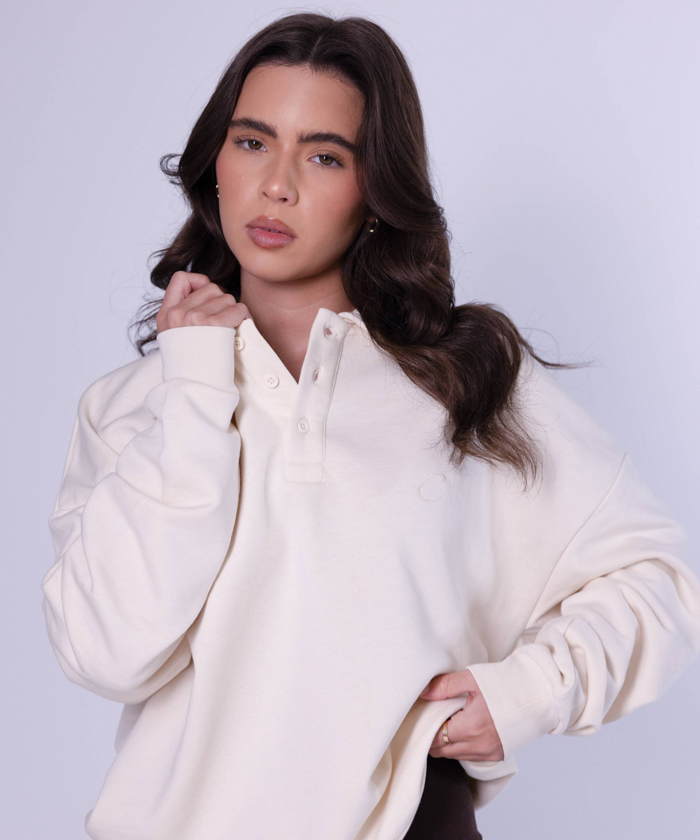 Classic Rugby Sweatshirt Ivory