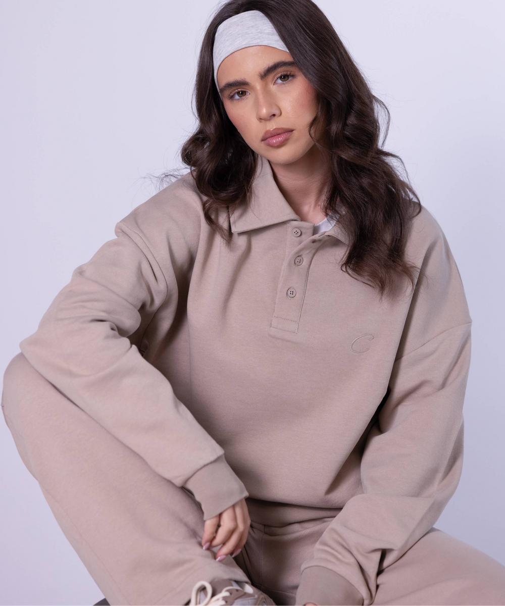 Classic Rugby Sweatshirt Taupe