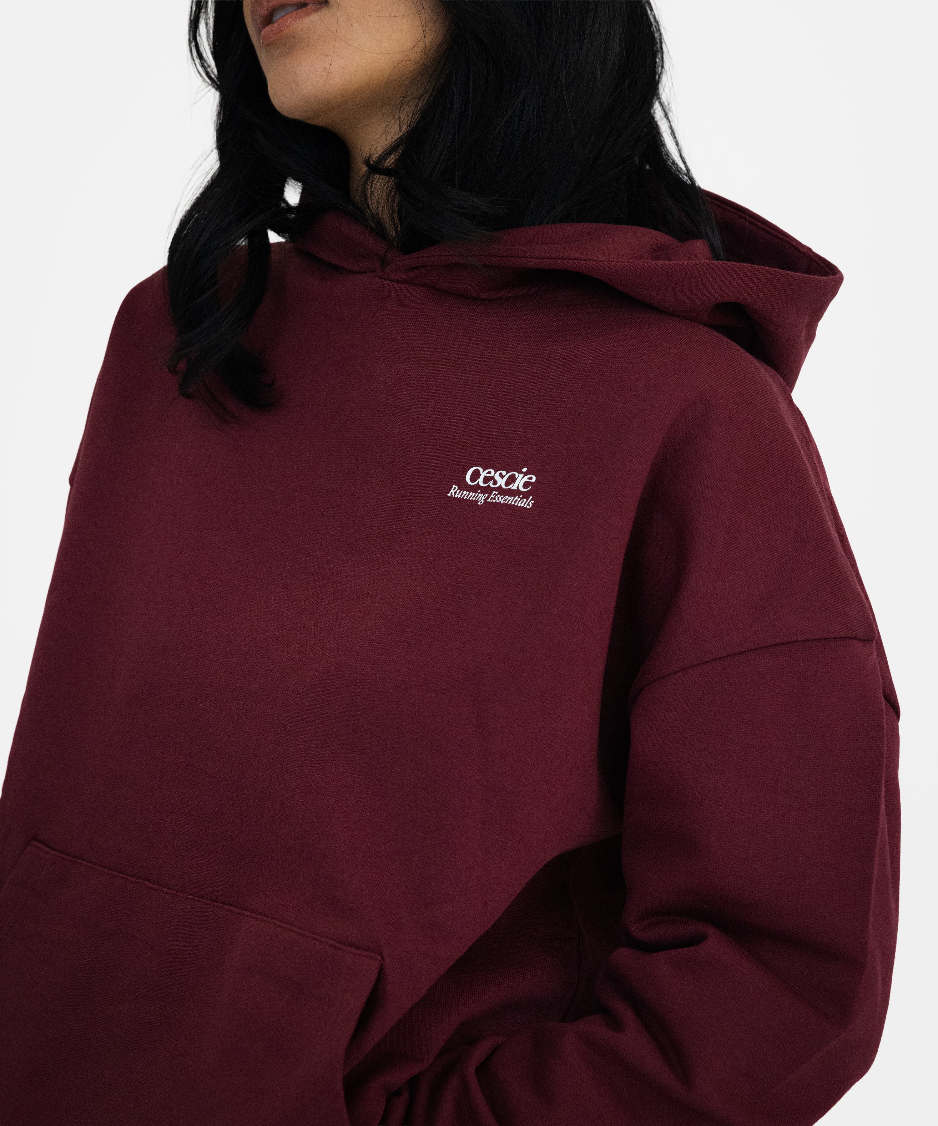 Running Essentials Oversized Hoodie - cescie