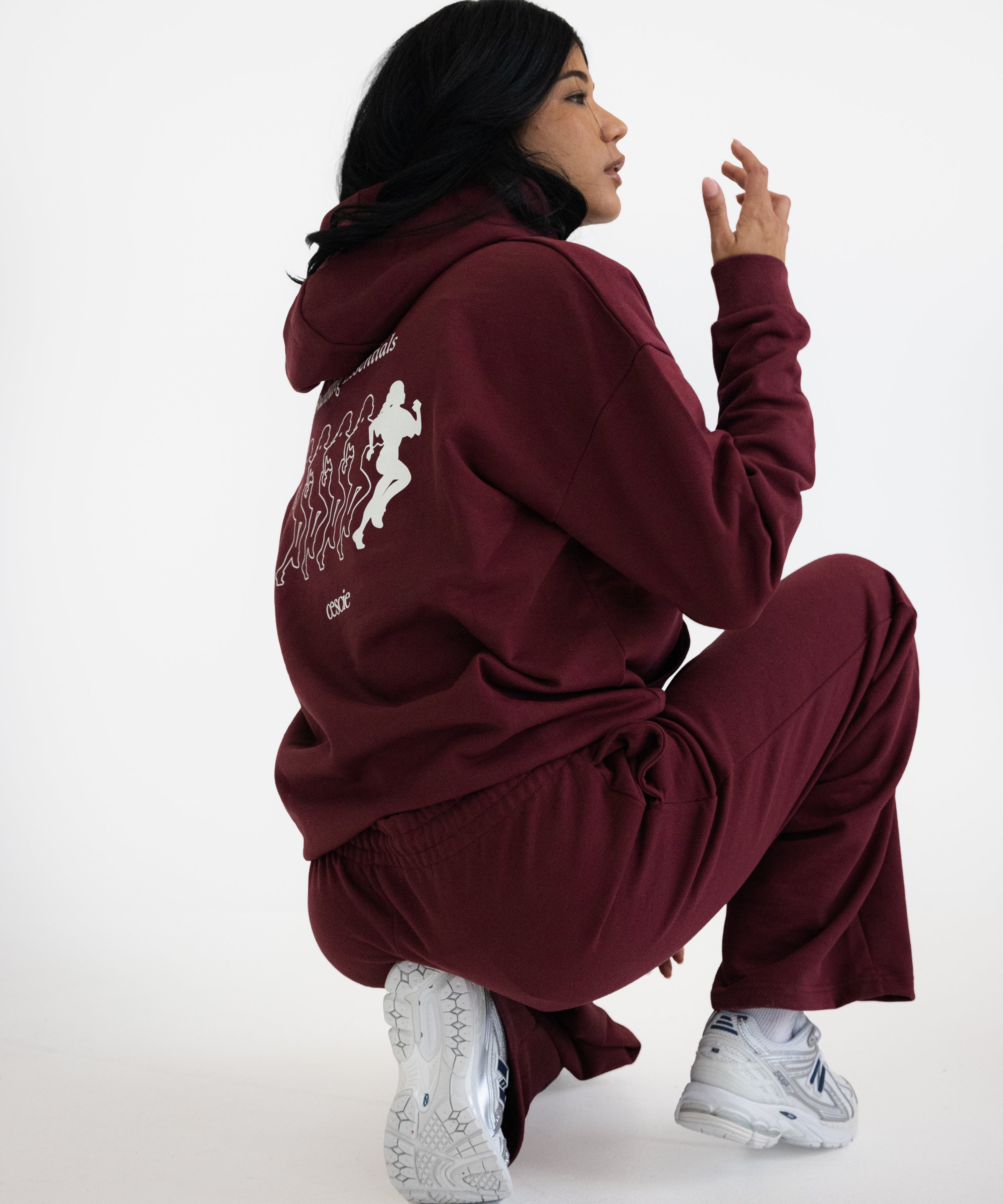 Running Essentials Oversized Hoodie - cescie