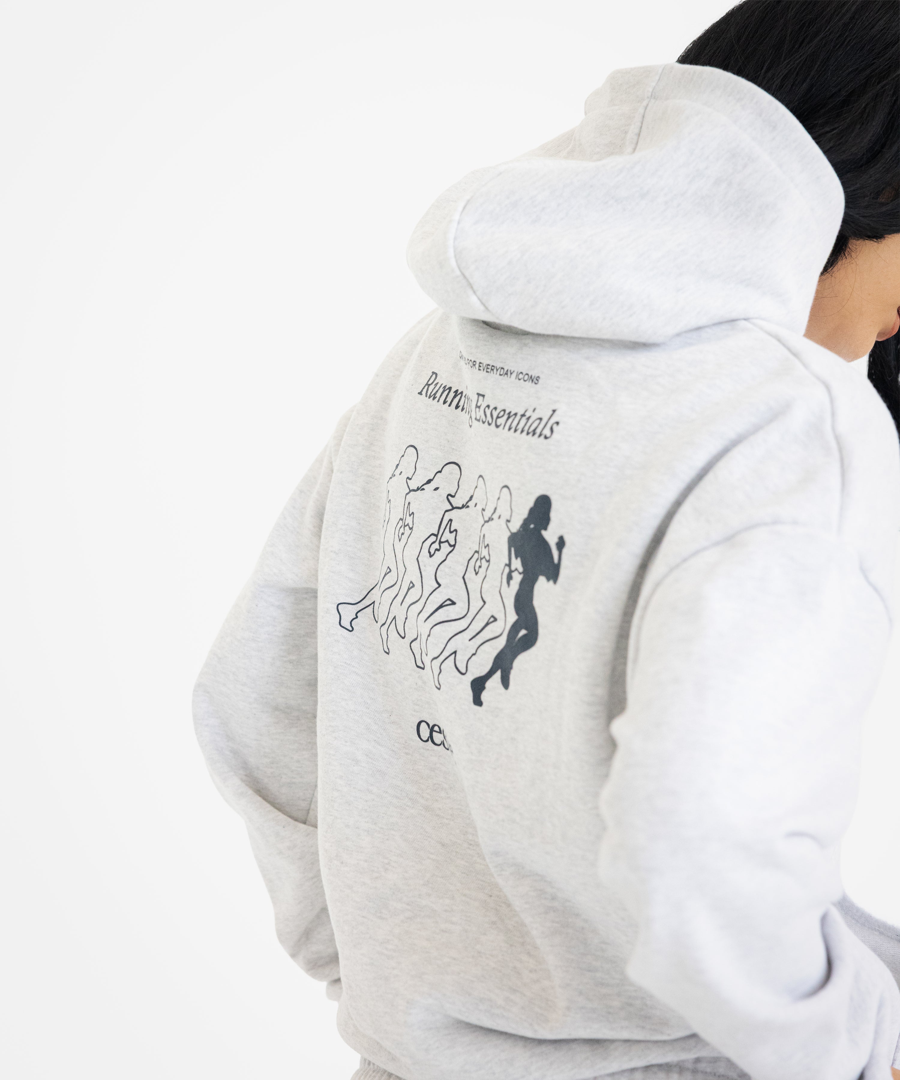 Running Essentials Oversized Hoodie - cescie