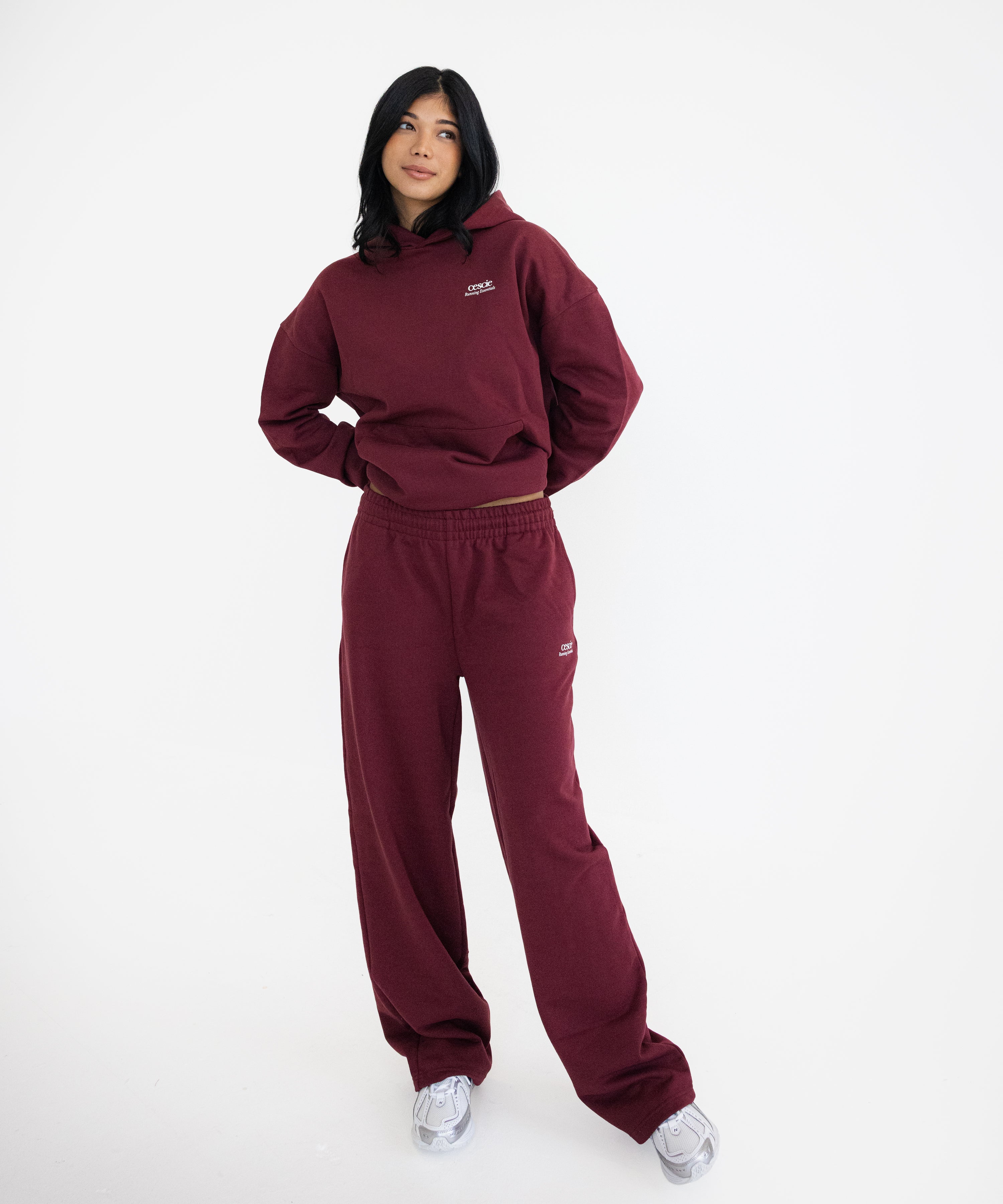 Running Essentials Wide Leg Jogger - cescie