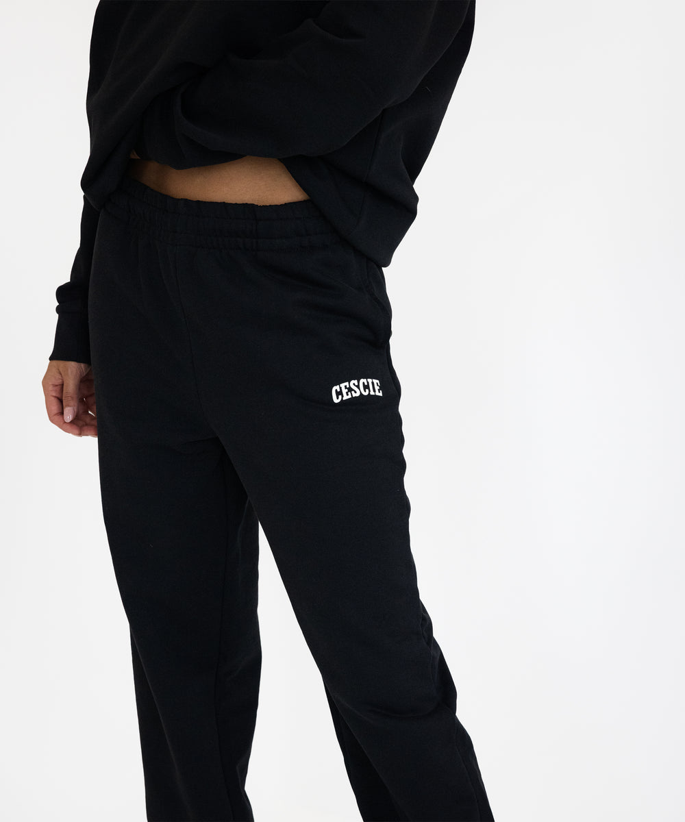 Varsity Jogger Black
