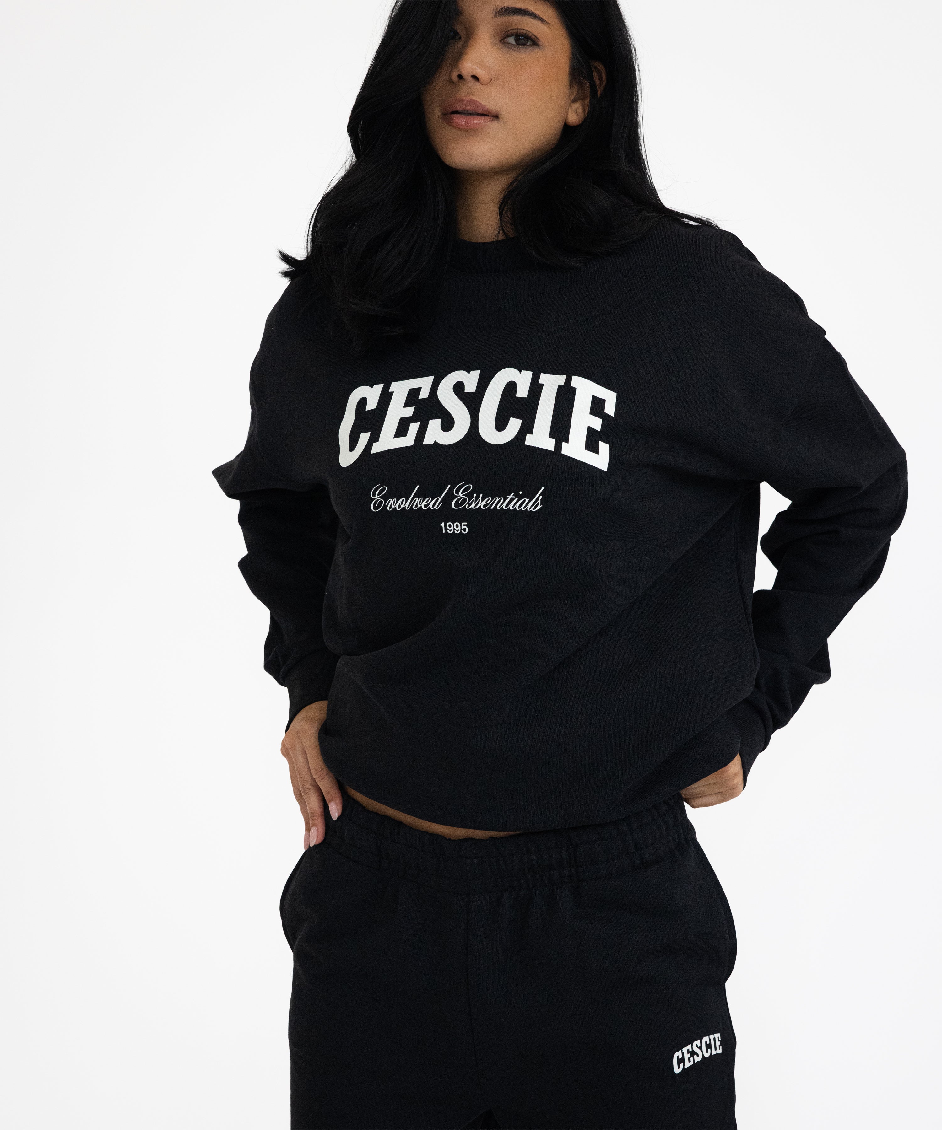 Varsity Oversized Swearshirt - cescie