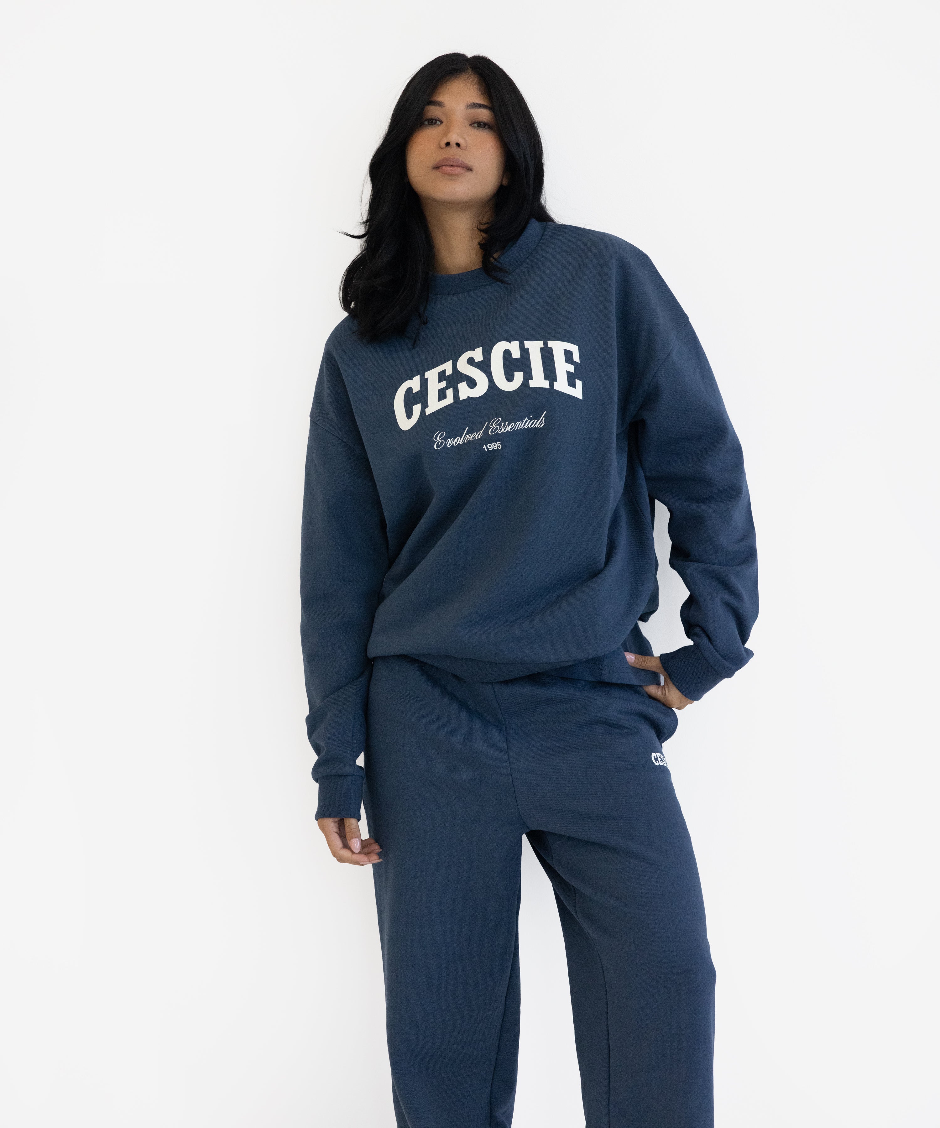 Varsity Oversized Swearshirt - cescie