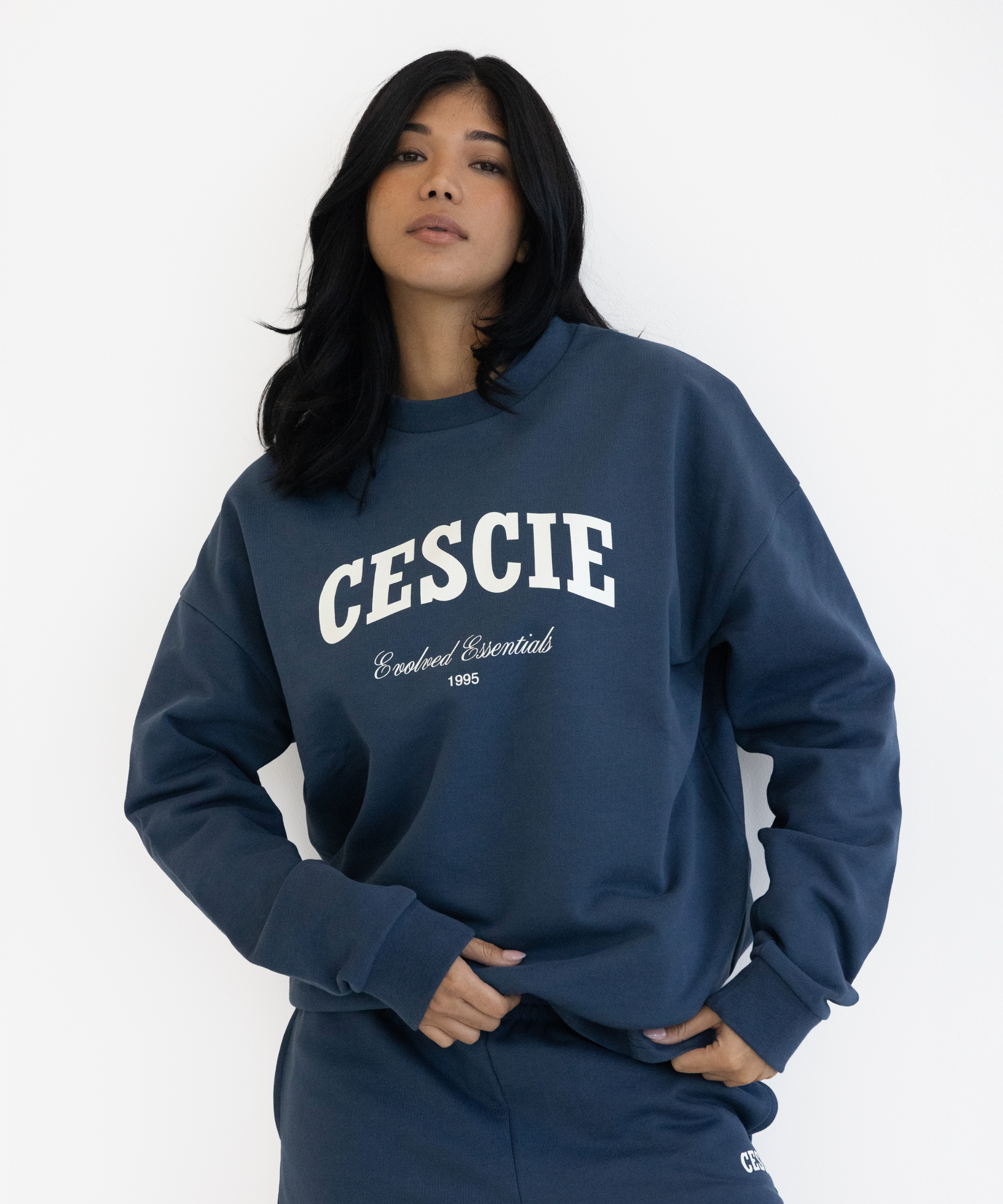Varsity Oversized Swearshirt - cescie